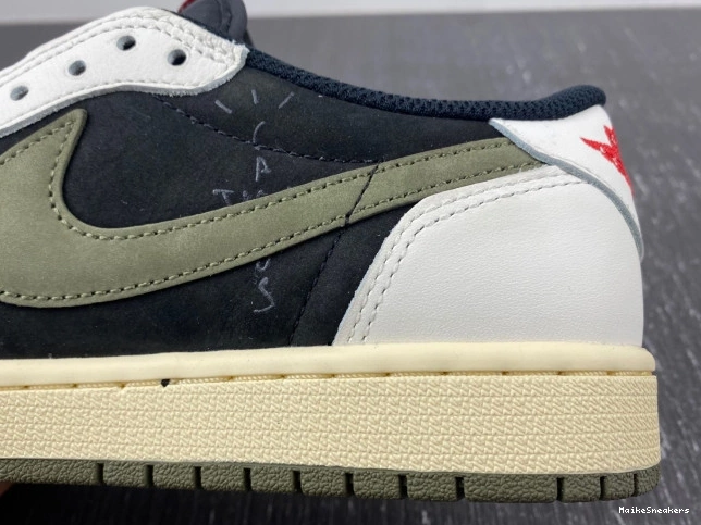 MaikeSneakers Olive 1 Low x Scott Air WMNS Travis OG Jordan DZ4137-106 0809